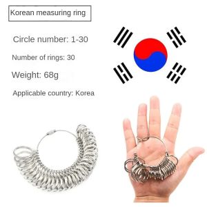 Máy Đo Kích Thước Nhẫn Hợp Kim Nhôm 0-13mm Dụng Cụ Đo Vòng Tay Trang Sức Đo Chu Vi Ngón Tay