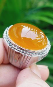 CINCIN BATU REFLESIA SIZE BESAR ● REAL PICT ( TITANIUM ANTI KARAT )