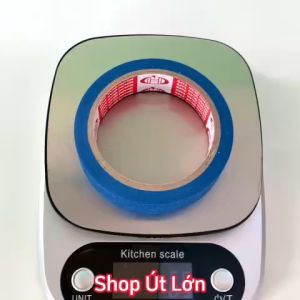 1 Cuộn băng keo giấy màu xanh dương rộng 2.4cm dài 25 mét lõi giấy 3mm giá tại xưởng