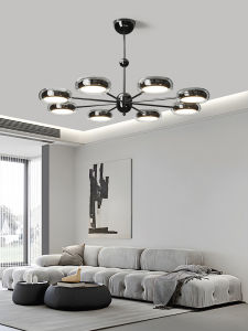Aiskdan | Italian Minimalist Luxury Plated Glass Modern Simple High-Grade Chandelier