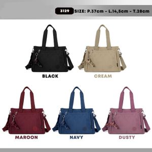 TAS BAHU TENTENG SELEMPANG KP 3129 TAS NYLON 2IN1 TAS BAHU WANITA IMPORT TAS WANITA TAS SELEMPANG WANITA IMPORT BEST SELLER.!!!!