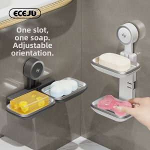 ECEJU | Drill-Free Double Layer Soap Storage Rack