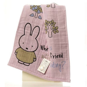 Miffy | Khăn Mặt Hoạt Hình Miffy 100% Cotton Gạc Khăn Tay Mini Mỏng & Mềm Khăn Tắm Cotton Nguyên Chất Dành Cho Mọi Lứa Tuổi