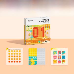 Mideer DIY Handmade Origami Book for Kindergarten Kids Entry Level Versatile Learning Table Game Toy Creative DIY Paper Crafts