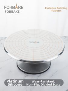FORBAKE | Anti-slip Thick Round Decorating Turntable Pad