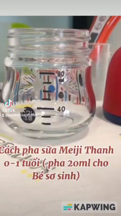 Sữa meiji Thanh số 0-1  và số 1-3 hộp 30 thanh