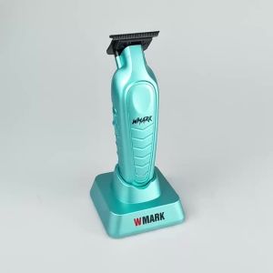 WMARK NG-317 Professional Clipper Zero Gap DLC Blade Finishing Machine with Base Charger Mens Precision Hair Trimmer