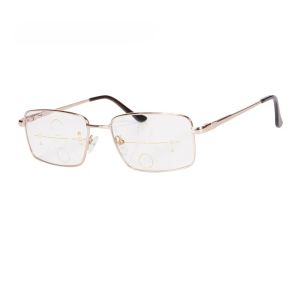SHINU Mens Glasses Progressive Multifocal Reading Glasses for Man Near and Far Multifocal Progressive Glasses Presbyopia Man