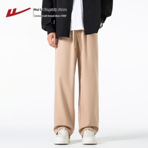 Warrior | Black Comfortable Straight-cut Dress Pants
