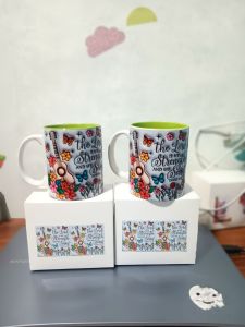 Bible Verse 3D illusion Effect With Gift Box label | 3D Design Mug NOT EMBOSSED Reusable/ Ceramic/ Small Token