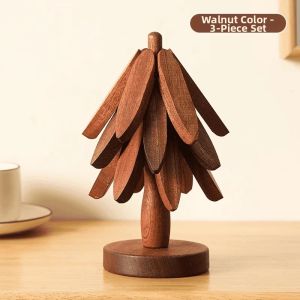 Insulated Non-slip Wood Tableware Pad