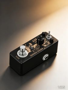 VSN LEF-305 Bàn Đạp Biến Dạng Kim Loại Nặng Holy War Analog Cho Đàn Guitar Điện Cổ Điển Thập Niên 80 Âm Thanh Kim Loại True Bypass Đen