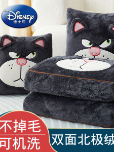 Foldable Pillow Blanket Two-In-One Thickened Office Nap Multifunctional Car New Model Warm Velvet Cartoon Anime Design