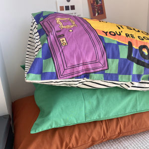 New 2025 Single Person Cotton Pillowcase Pure Cotton 48*74 Pillow Cover Comfortable Soft Rectangular Envelope Closure