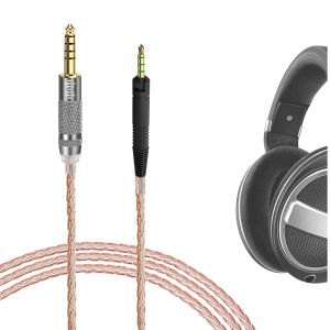 Geekria Apollo 4.4mm Replacement Audio Cable Compatible with Sennheiser HD620S HD599 HD560S HD400PRO HD550 HD505 Hi-Res Audiophile 4.4mm Balanced Headphones Upgrade Cord (4ft/1.2m)