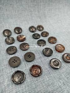 2024 Mẫu Mới Áo Khoác Áo Gió Áo Vest Nút Ngà Bò Thật Tự Nhiên Nút Sưu Tầm Áo Khoác Vest Áo Khoác Chất Liệu Nút