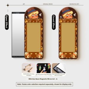 RUIDEDAN | Magnetic Slide Hidden Full Length Mirror