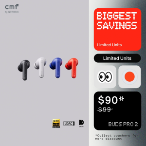 CMF Buds Pro 2 | HiFi Sound by Dual Driver | Active Noise Cancellation | 6HD Mics | Spatial Audio