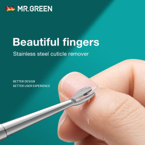 MR.GREEN Cuticle Pusher Dead Skin Pusher Stainless Steel Nail Art Manicure Tools Nail Polish Peeler Scraper