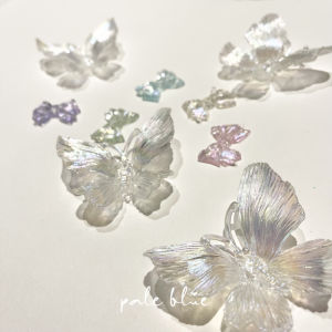 Handmade ขยะ Journal วัสดุผีเสื้อขนาดใหญ่กรอบรูปอะคริลิคหัตถกรรม Diy อุปกรณ์เสริมแฟชั่น