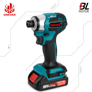 สว่านแบตไร้สาย 600N ไขควงไม่แปรงถ่านไฟฟ้าขนาด1/4นิ้ว5เกียร์ไฟฟ้าไร้สายสว่านไฟฟ้าแรงกระแทกสำหรับแบตเตอรี่ Makita 18V