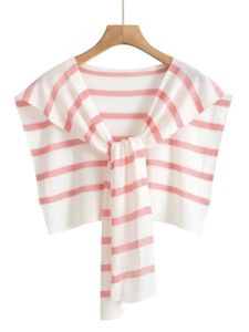 Áo Khoác Len Kẻ Caro Mỏng Mùa Xuân Thu Cho Nữ Khăn Quàng Cổ Làm Mát Văn Phòng Cổ Bẻ Chống Lạnh Đa Năng Polyester Phong Cách Trung Hoa