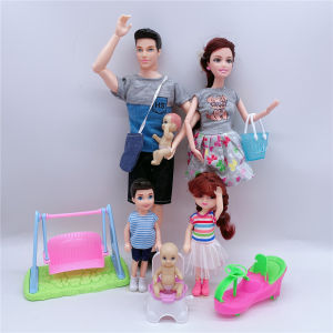 Fashionable 2025 Barbie Pregnant Doll with Big Belly Family of Five Role Play Toy Gift for Children under 14 Years Old