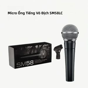 Micro Cardioid Năng Động Chuyên Nghiệp Cho Sân Khấu Hát Karaoke Ghi Âm BBOX - Mic Thanh Nhạc Có Dây Kim Loại SM58S SM58LC