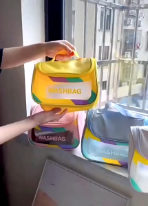 Tas Kosmetik Warna / Tas Kosmetik Besar / Pouch Makeup / Tas Penyimpanan Alat Make up