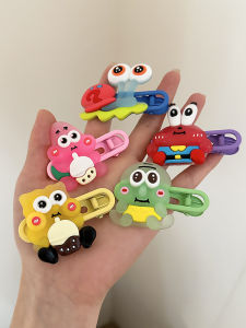 Kids Sponge Baby Barrettes Paida Star Hairpin Back Head Shredded Hair Bangs Clip 2024 New Arrival Fancy Headdress