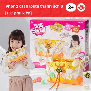 FUZAO | Bộ Kit Làm Túi Xách DIY Giáo Dục cho Bé Gái 3-6 Tuổi