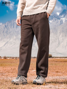 Enjeolon | Fleece Lined Thickened Mens Trousers