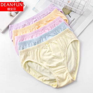 Plus Size Loose and Simple Middle-Aged Mom Cotton Underwear