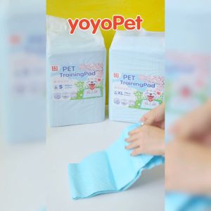 yoyopet :  แพ็คสุดคุ้ม 3ถุง แผ่นรองฉี่สัตว์เลี้ยง แผ่นซับฉี่ แผ่นรองฉี่สุนัข แมว แผ่นรองฝึกขับถ่าย ซึมซับ ระงับกลิ่นได้ดี