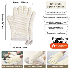 Mad Shark | Heat-resistant Oven Mitts Kitchen Microwave Oven Multiuse Silicone