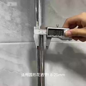 ★Bathroom Accessories 360° Rotation 18-25mm Adjustable Shower Head Holder Shower Holder Clamp Showerhead Rail Slide Bracket