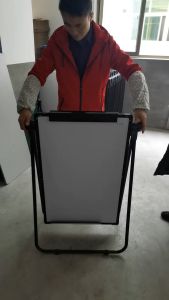 กระดานฟลิปชาร์ท กระดานไวท์บอร์ด 3 ขา กระดานฟลิปชาร์ท ขาตั้งกระดานไวท์บอร์ด กระดานขาตั้ง กระดาน พับเก็บได้ ขนาด 60x90 ซม