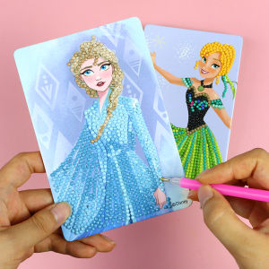 XIAOSHUGUOGUO | Bộ DIY Trang Trí Đá Kim Cương Giáo Dục Frozen