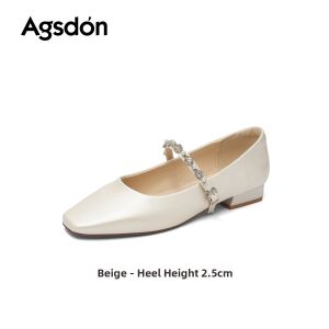 Agsdon | Silver Comfortable Mary Jane Shoes For Women