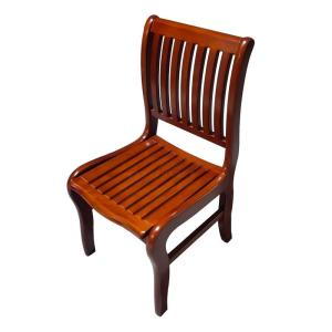Solid Wood Rubberwood Armrest Chair for Office Meetings