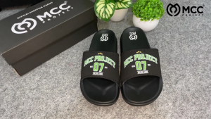 MCC Project Sendal Slop Pria Sandal Slide Selop Phylon Sol NUM Collection - Full Black