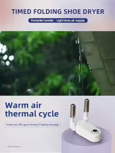 Shoe Drying and Deodorizing 360° Style UV Sterilization Shoe Dryer with Timer Portable Retractable Shoe Dryer Appliances Shoe Heater