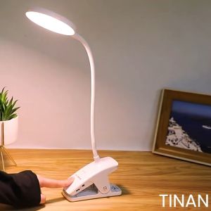 Đèn LED Để Bàn/ Kẹp Bàn Không Dây Sạc Bịn Chạm Cảm Ứng HÌNH ĐÀI SEN TINAN WD-6062/WD-6059