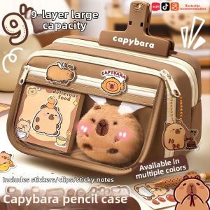 SHIKATU | Big Capacity Transparent Student Pencil Case