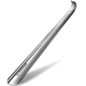 ยาวพิเศษฮอร์นรองเท้า Lifter สแตนเลสโลหะยาว Shoehorn รองเท้า Helper ยาวช้อนรองเท้ารองเท้าอุปกรณ์เสริม