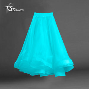 Childrens Pink V-neck Large Hem Long Sleeve Latin Dance