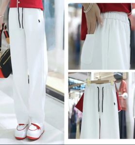 Slim Fit Straight Leg Banana Pants Womens Summer Autumn New Style High Waist Casual Sweatpants Elastic Waist Long Trousers