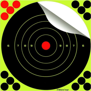 25PCS 8-inch Splatter Target High Visibility Adhesive Shooting Target Stickers Reactive Hunting Shooting Training Paper
