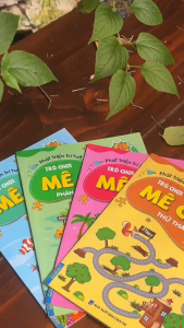 Sách - Combo 2c - Trò chơi mê cung Thử tài quan sát & Gắn kết yêu thương (sách bản quyền) (2-8 tuổi)