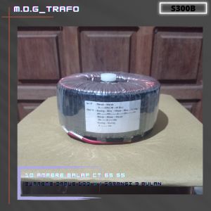 trafo toroid donat 10A balap CT 65V - 55V murni